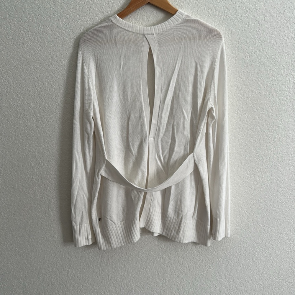 Lululemon Sincerely Yours White Sweater Size 8 - Picture 5 of 12